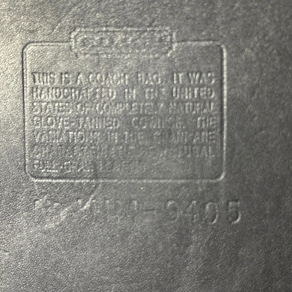 Vintage COACH Slim Leather Backpack Black 9405 - Picture 7 of 10